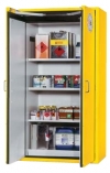 Bezpečnostní skříň s dvoukřídlými dveřmi s požární odolností 90 minut, barva: signální žlutá RAL 1004