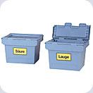 PP přepravka s víkem a rukojetí