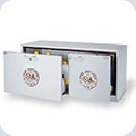 Bezpečnostní skříň nízká - se zásuvkami,s požární odolností 90 minut Bezpečnostní skříň nízká - se zásuvkami,s požární odolností 90 minut